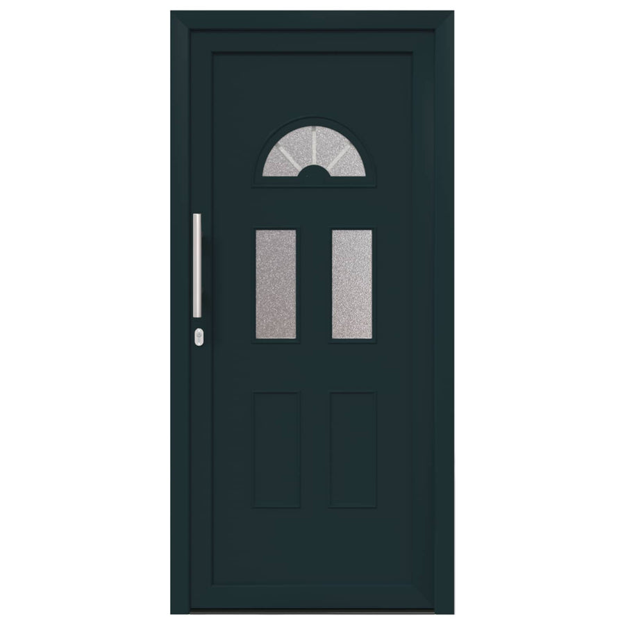 Voordeur Antracietkleurig 88 x 200 cm PVC