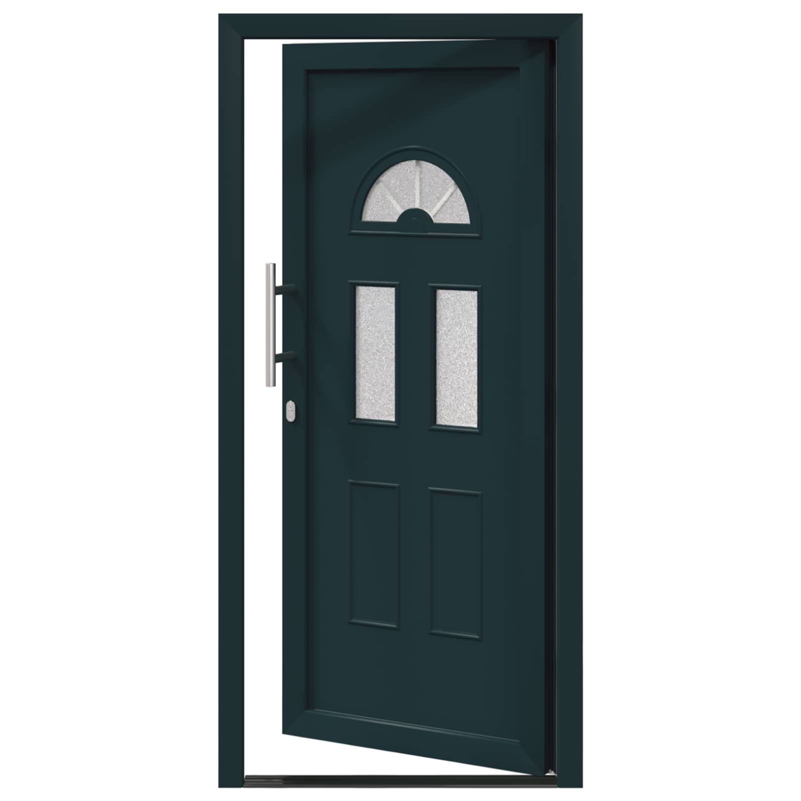 Voordeur Antracietkleurig 98 x 208 cm PVC