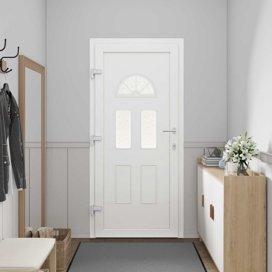 Voordeur Antracietkleurig 110 x 210 cm PVC