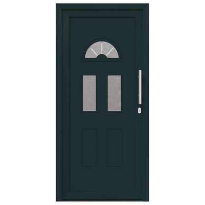 Voordeur Antracietkleurig 98 x 198 cm PVC