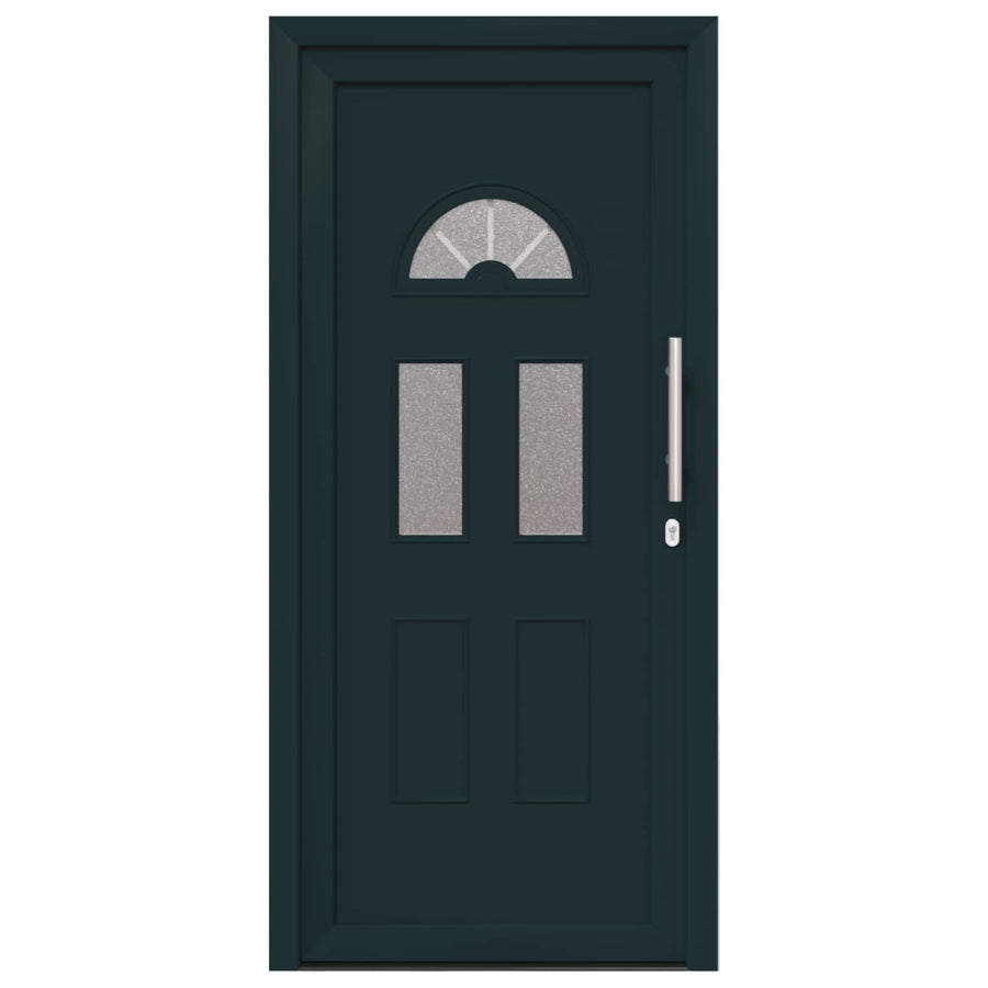Voordeur Antracietkleurig 98 x 208 cm PVC