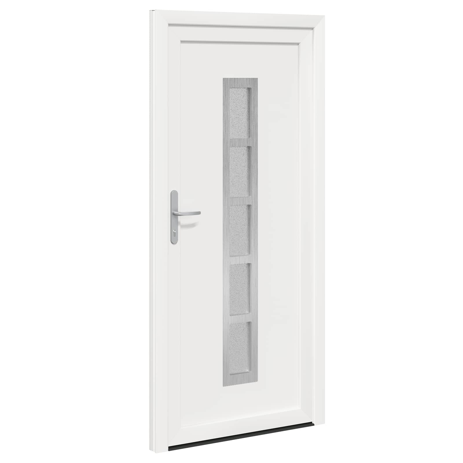 Voordeur Wit 88 x 200 cm PVC