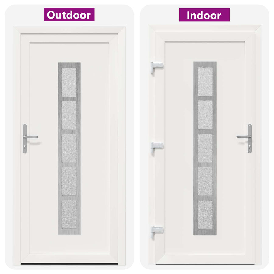 Voordeur Wit 88 x 200 cm PVC