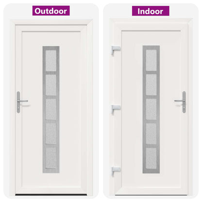 Voordeur Wit 98 x 200 cm PVC