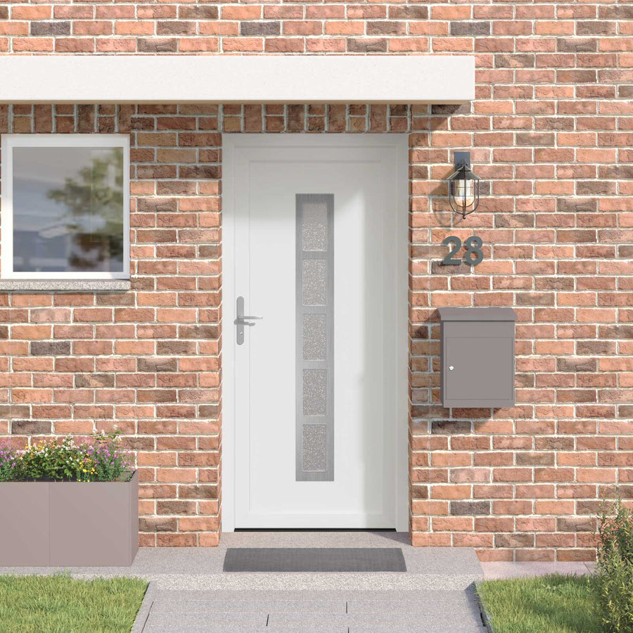 Voordeur Wit 108 x 208 cm PVC