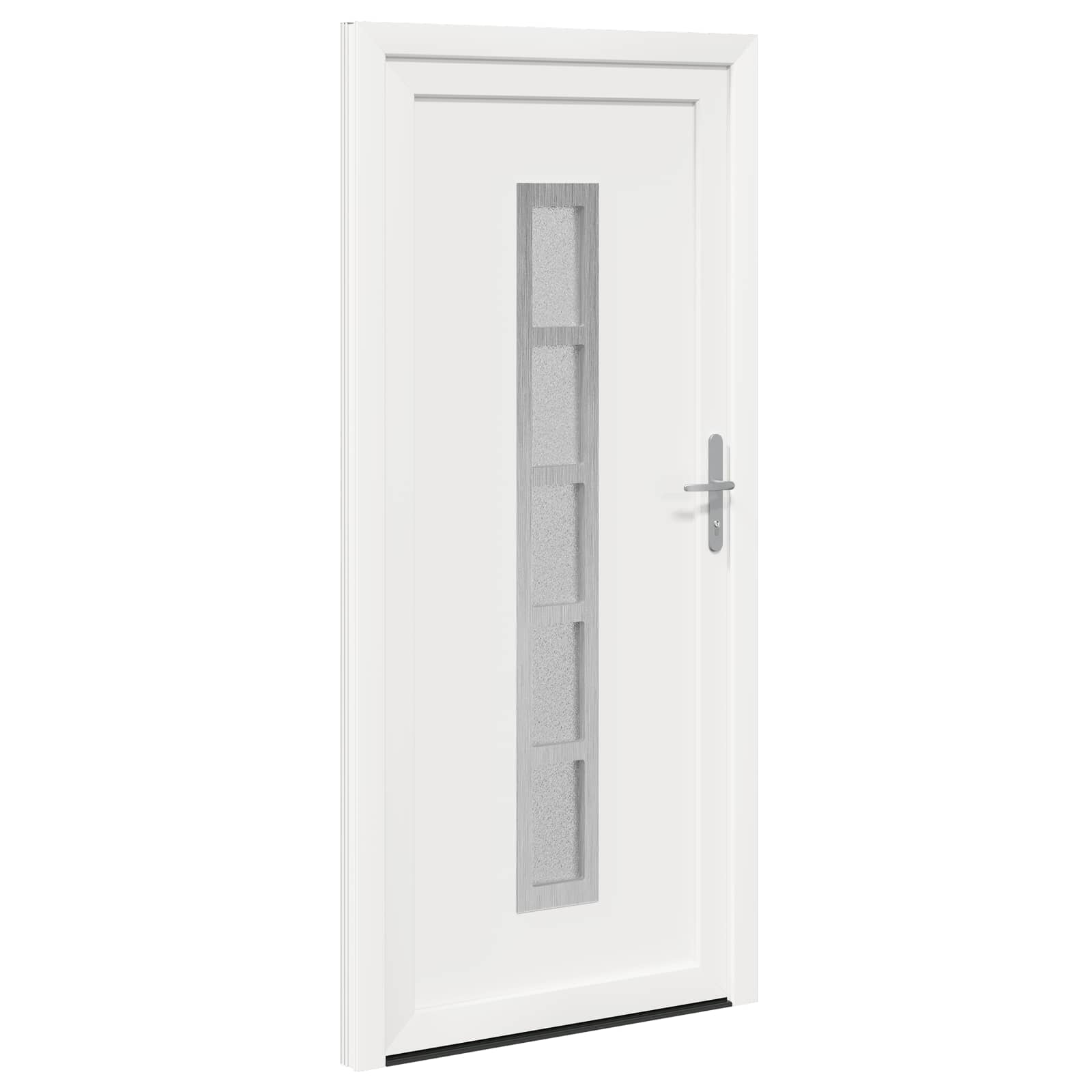 Voordeur Wit 88 x 200 cm PVC