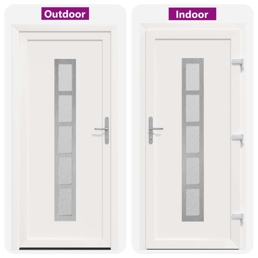 Voordeur Wit 88 x 200 cm PVC