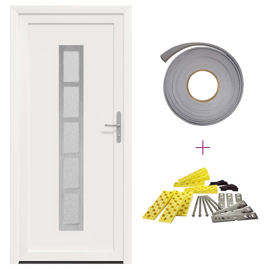 Voordeur Wit 98 x 208 cm PVC