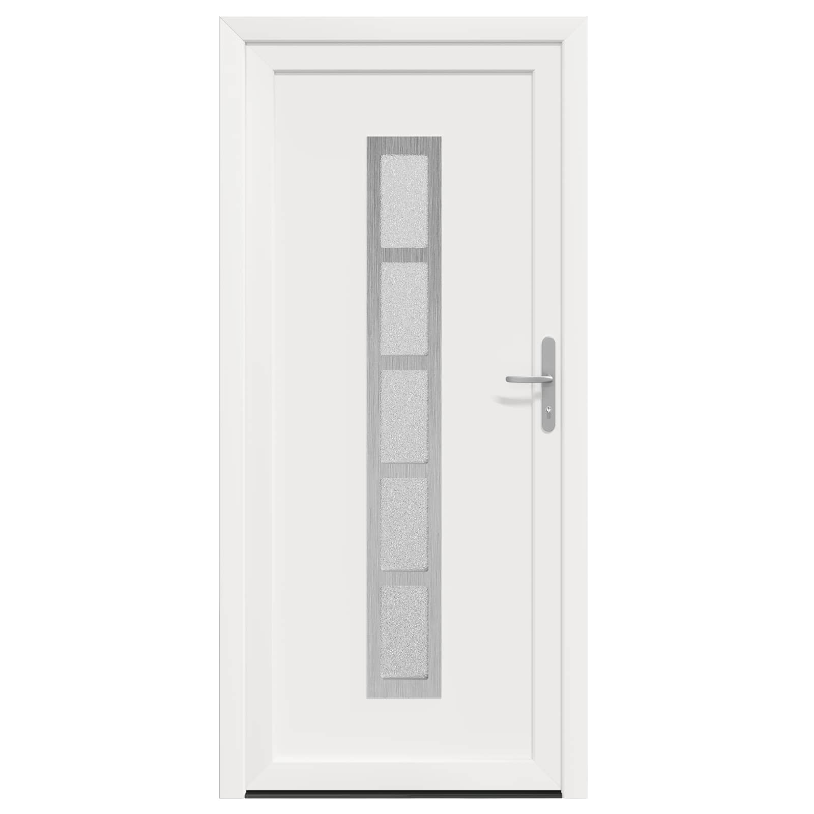 Voordeur Wit 108 x 208 cm PVC