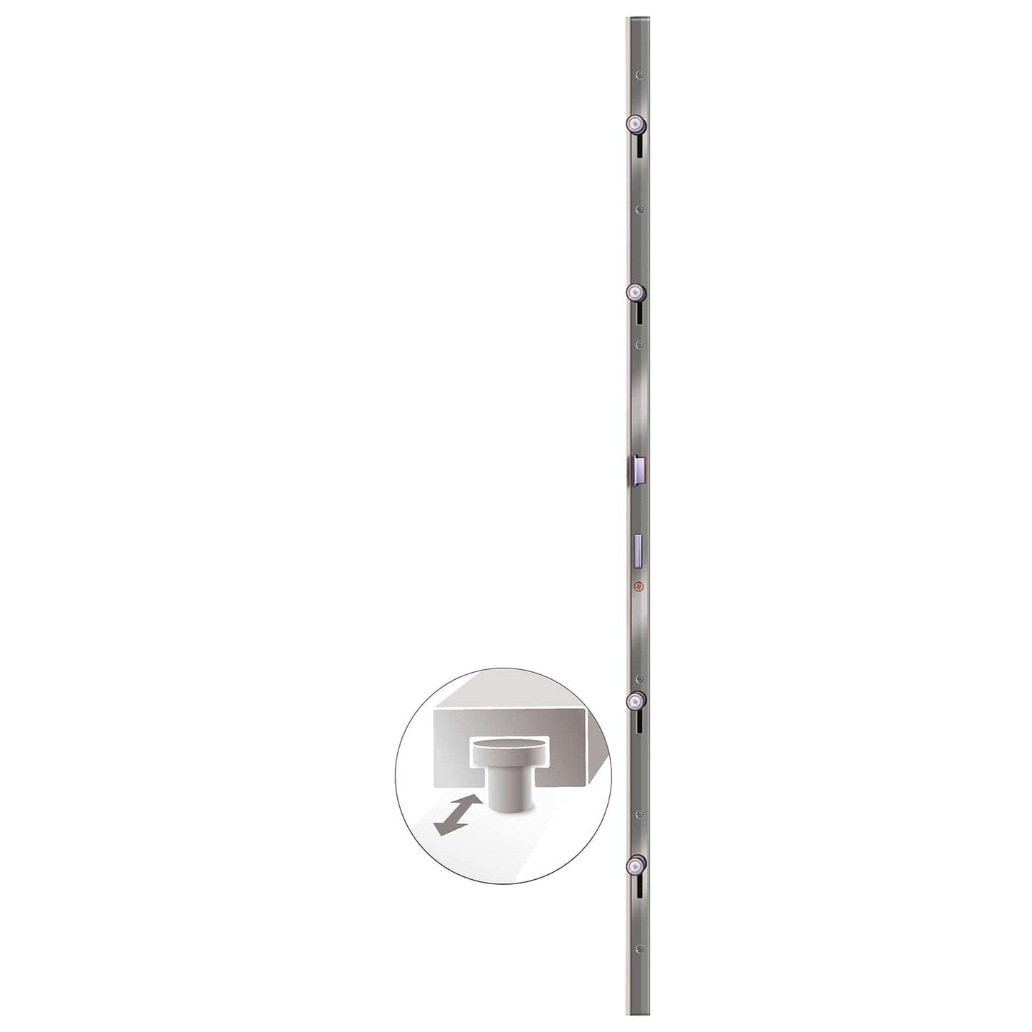 Voordeur Antracietkleurig 88 x 200 cm PVC