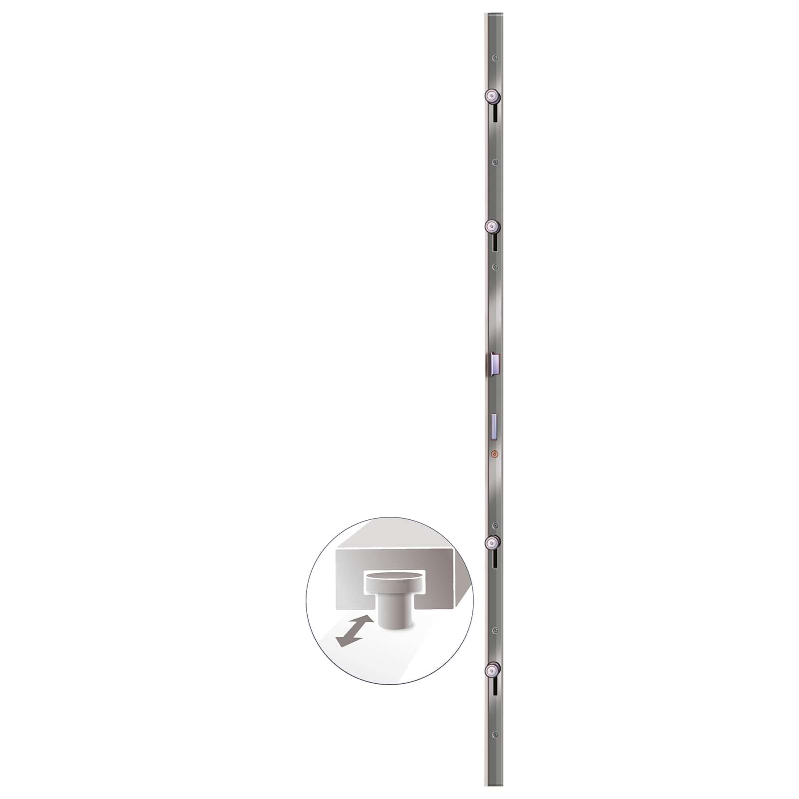 Voordeur Antracietkleurig 88 x 200 cm PVC