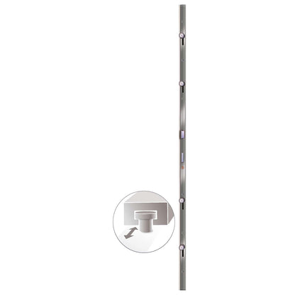 Voordeur Antracietkleurig 88 x 200 cm PVC