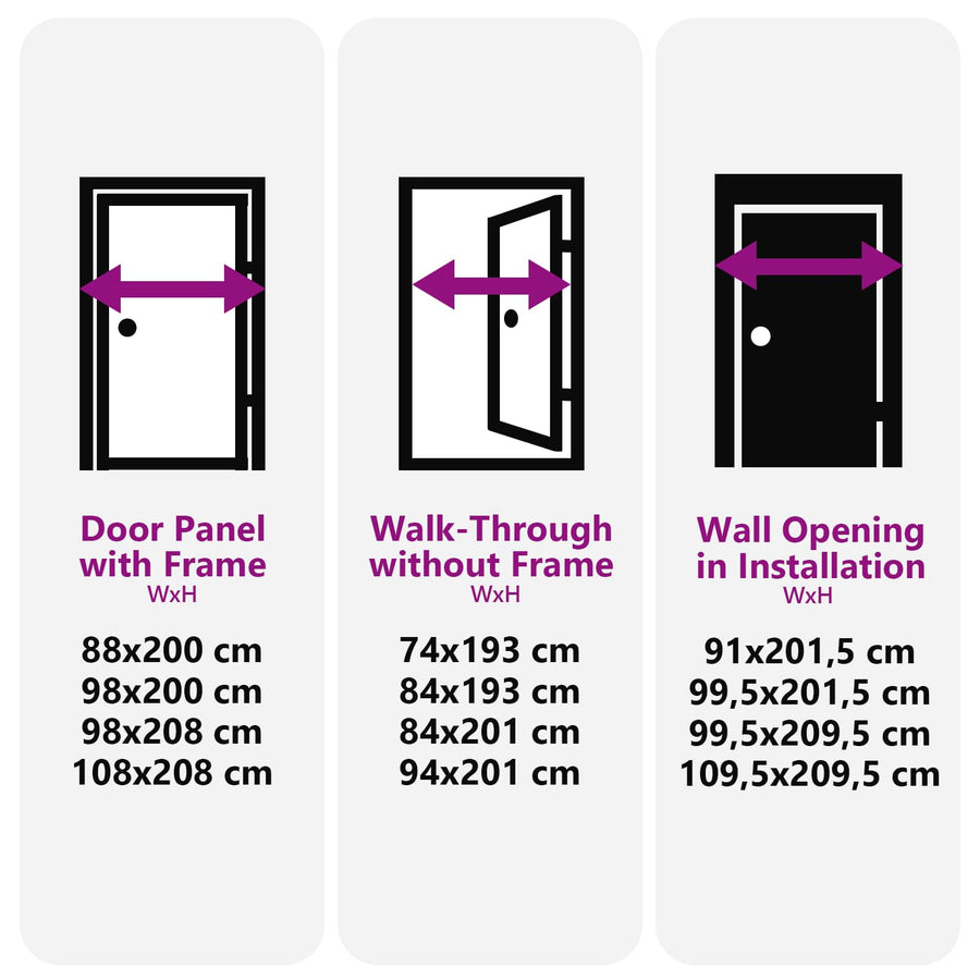 Voordeur Antracietkleurig 88 x 200 cm PVC