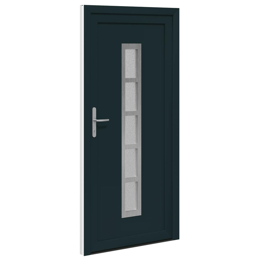 Voordeur Antracietkleurig 98 x 200 cm PVC