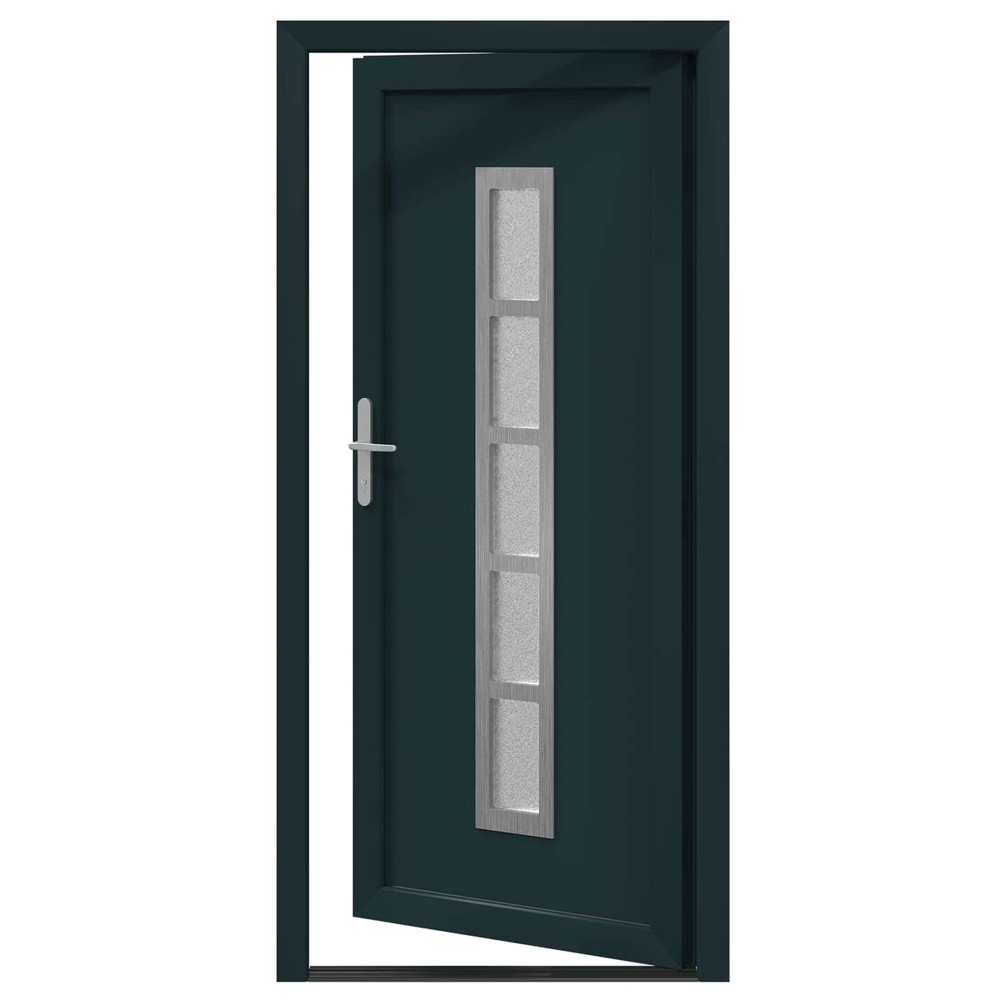 Voordeur Antracietkleurig 98 x 200 cm PVC