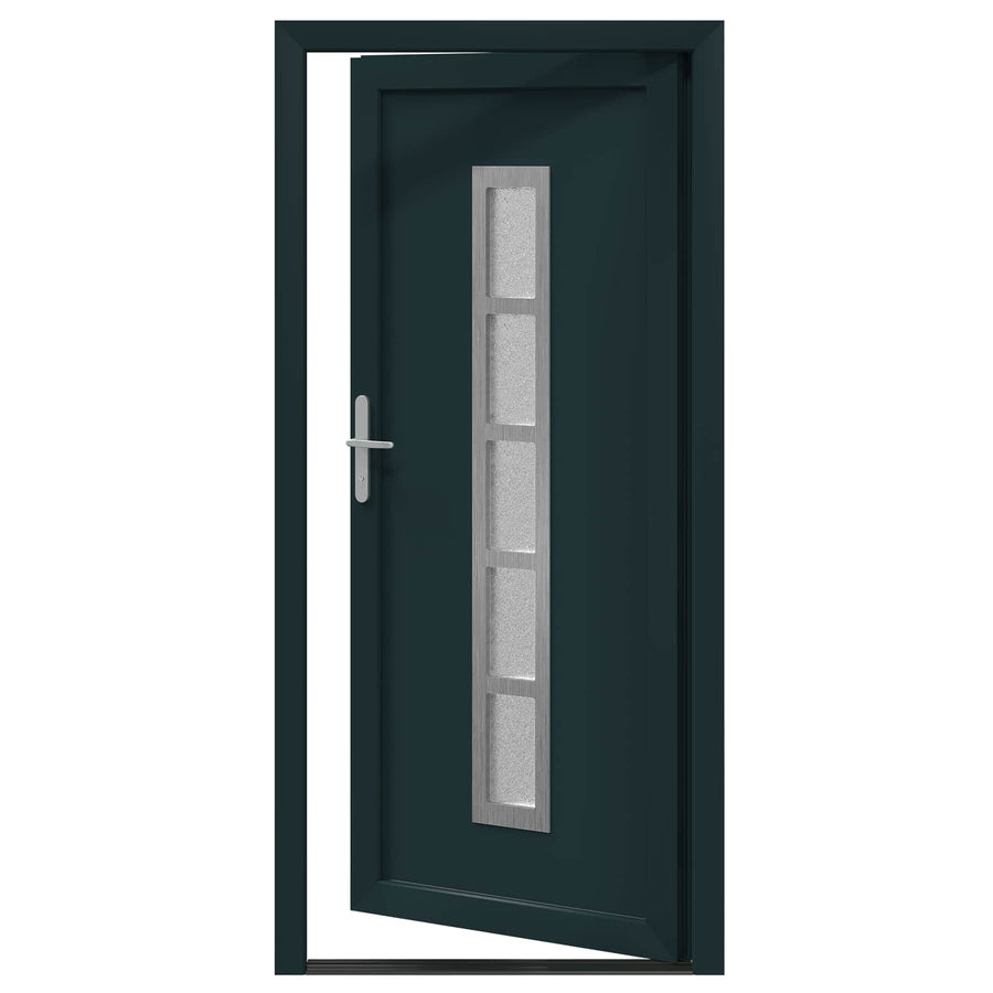 Voordeur Antracietkleurig 98 x 200 cm PVC