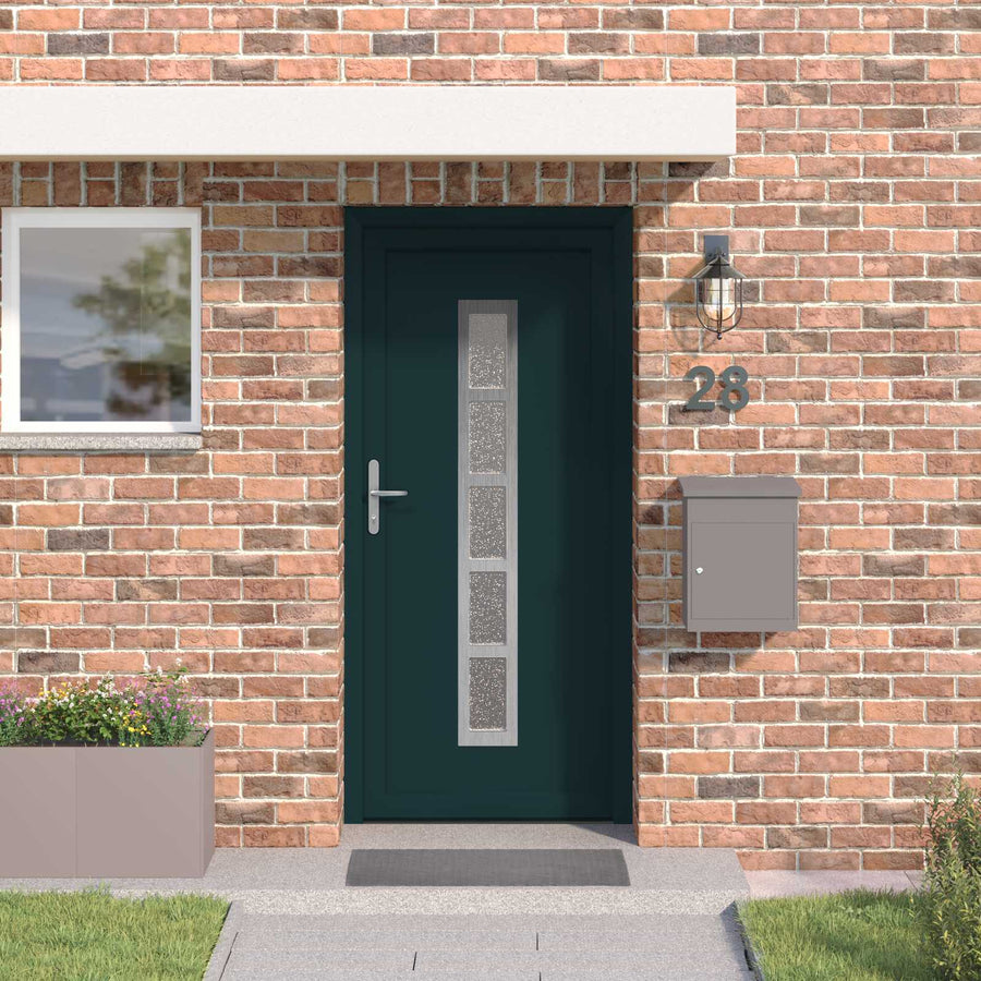 Voordeur Antracietkleurig 98 x 208 cm PVC