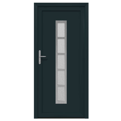 Voordeur Antracietkleurig 98 x 208 cm PVC