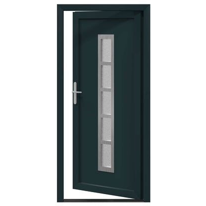 Voordeur Antracietkleurig 108 x 208 cm PVC