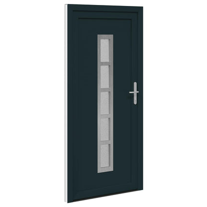 Voordeur Antracietkleurig 98 x 208 cm PVC