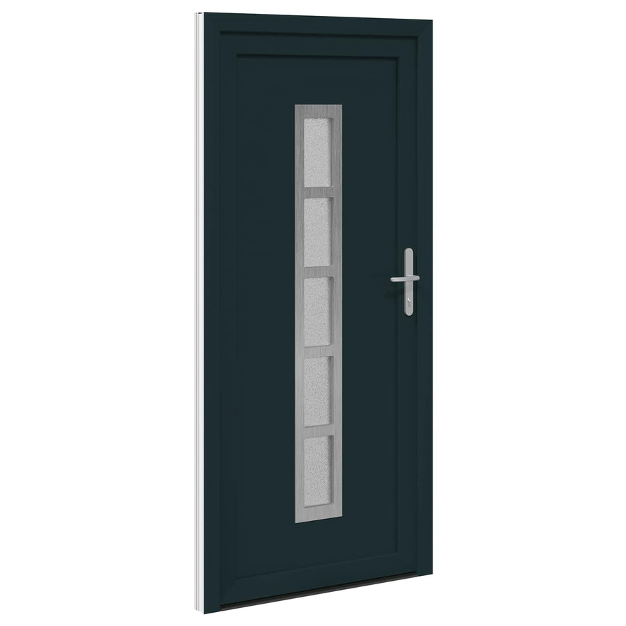 Voordeur Antracietkleurig 98 x 208 cm PVC