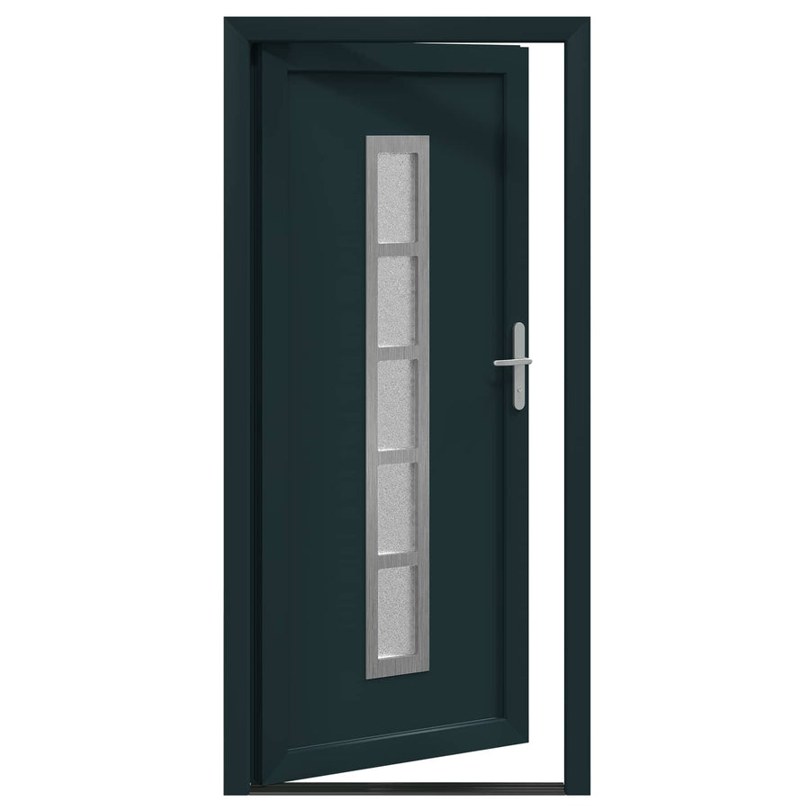 Voordeur Antracietkleurig 108 x 208 cm PVC
