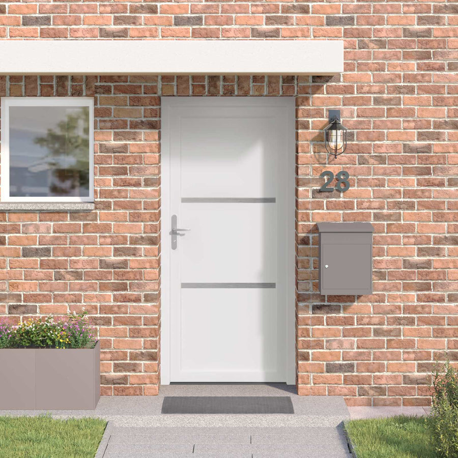 Voordeur Wit 108 x 208 cm PVC