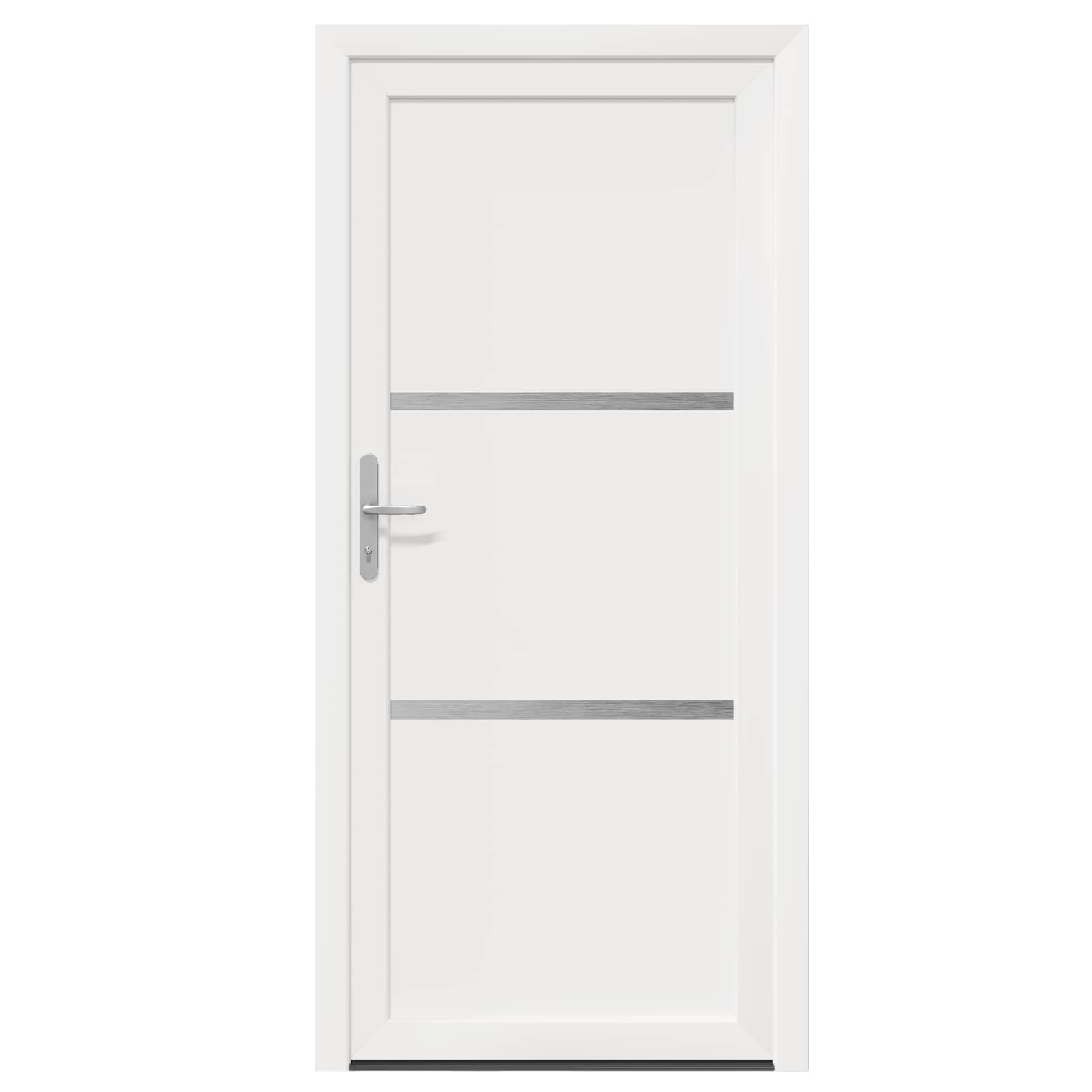 Voordeur Wit 108 x 208 cm PVC