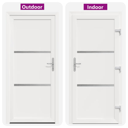 Voordeur Wit 108 x 208 cm PVC