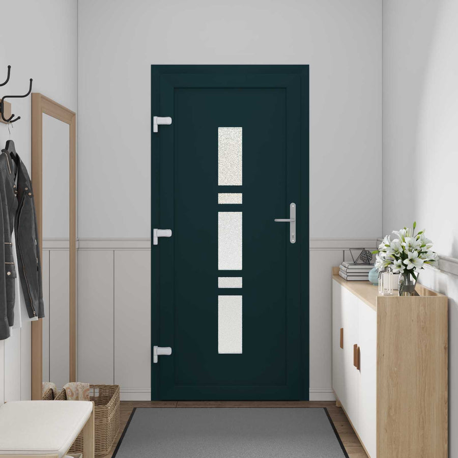 Voordeur Antracietkleurig 98 x 200 cm PVC
