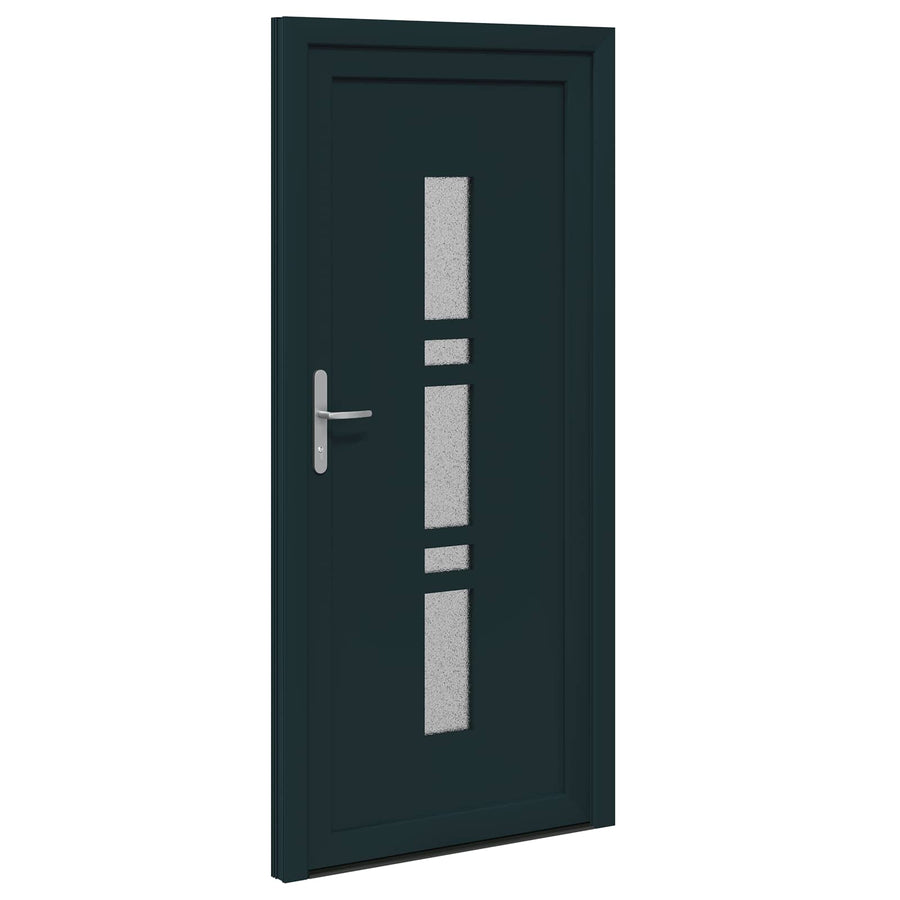 Voordeur Antracietkleurig 98 x 200 cm PVC