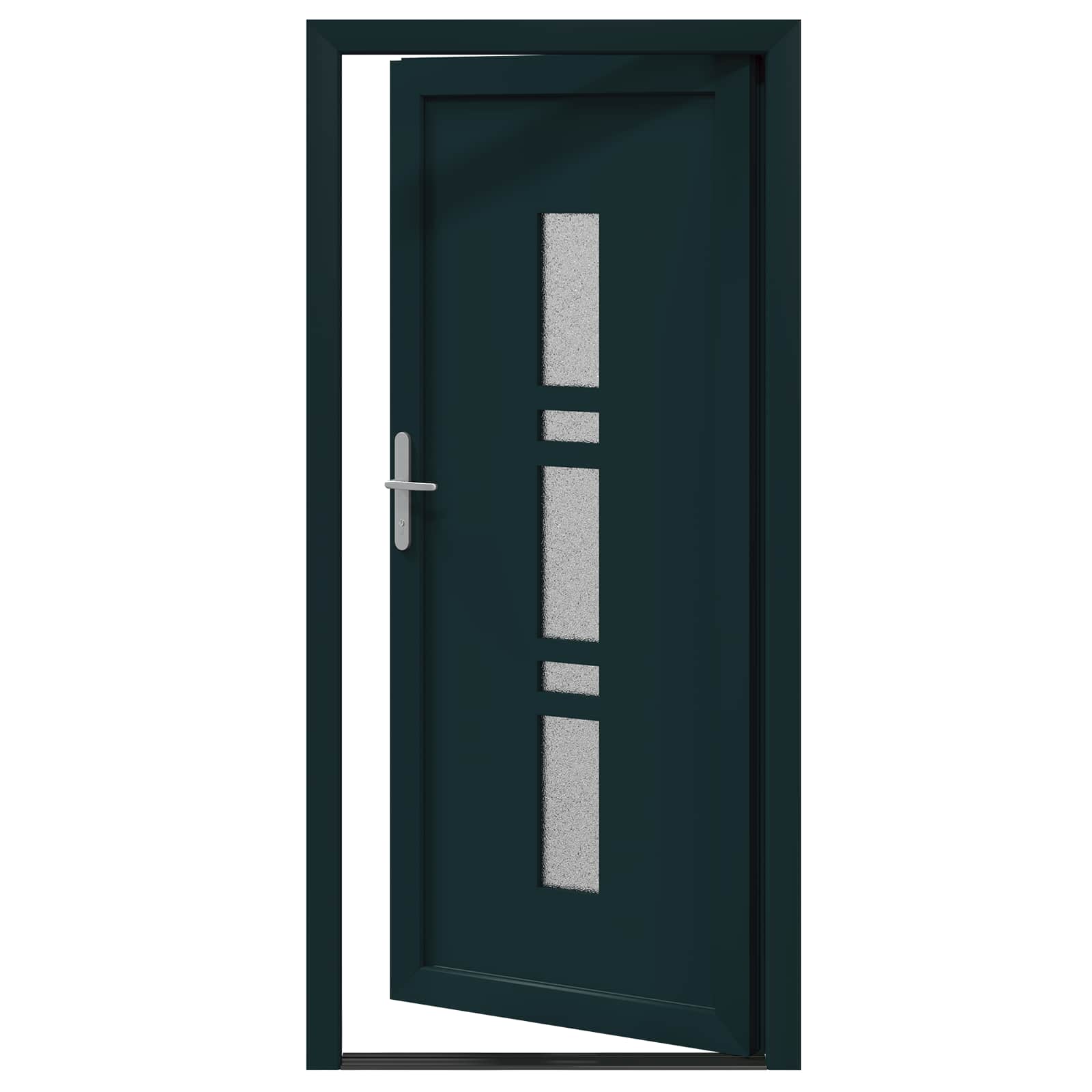 Voordeur Antracietkleurig 98 x 200 cm PVC