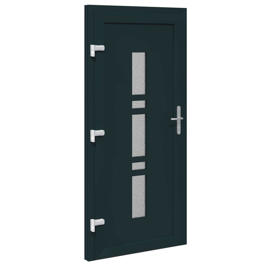 Voordeur Antracietkleurig 98 x 200 cm PVC