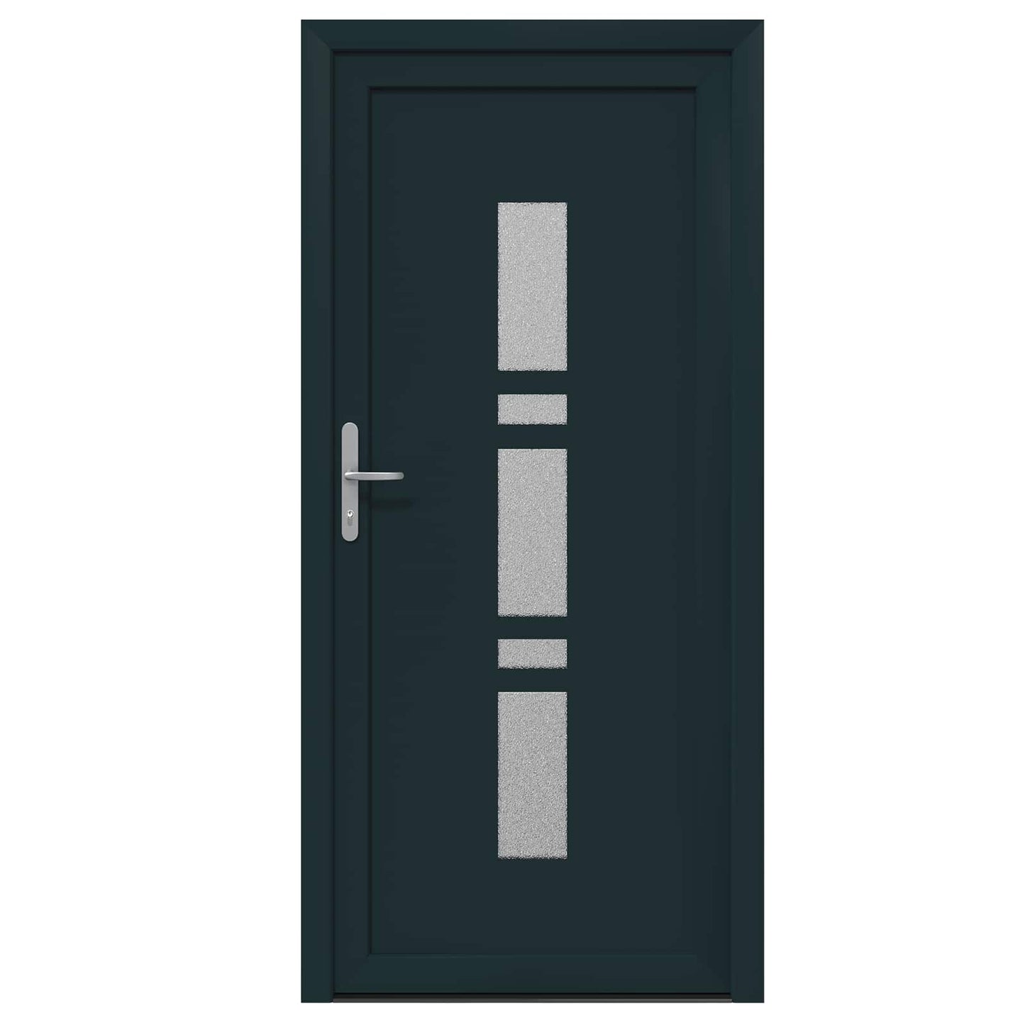 Voordeur Antracietkleurig 98 x 200 cm PVC