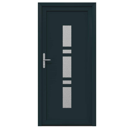 Voordeur Antracietkleurig 98 x 200 cm PVC
