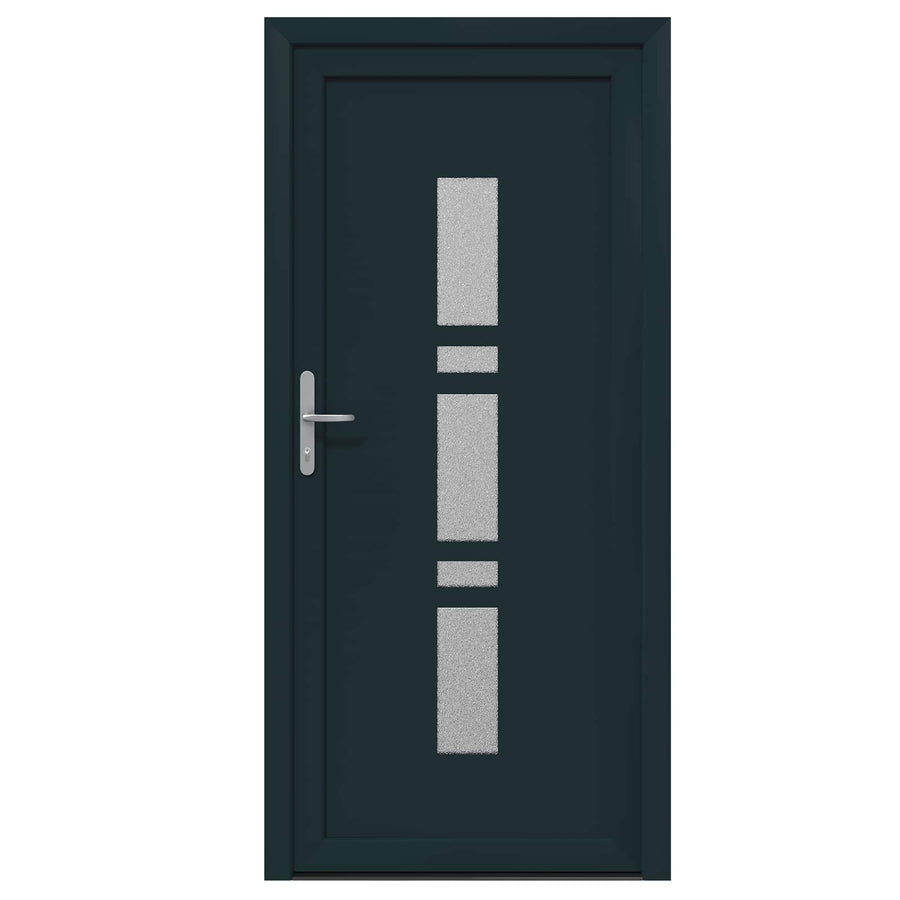 Voordeur Antracietkleurig 98 x 200 cm PVC