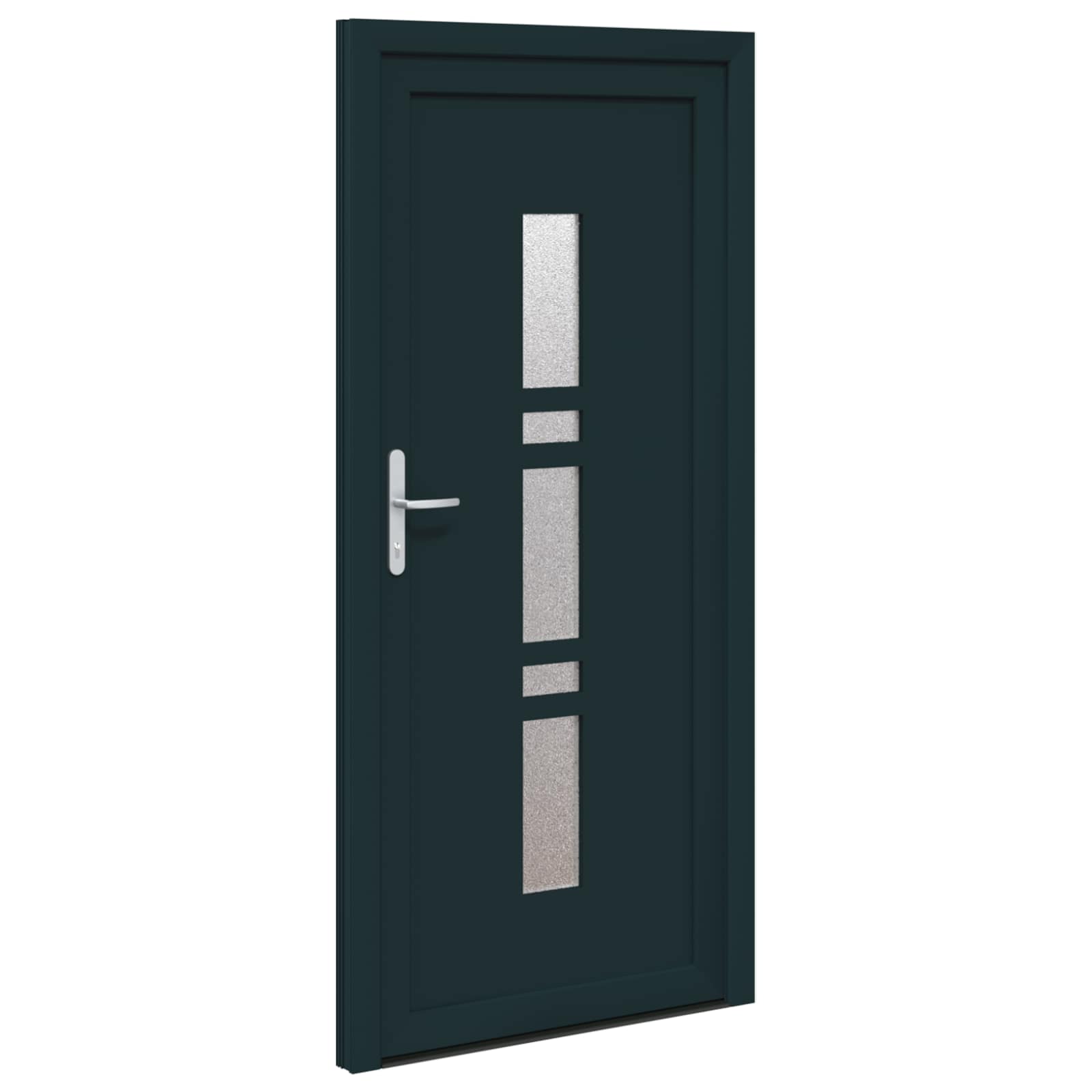 Voordeur Antracietkleurig 98 x 208 cm PVC