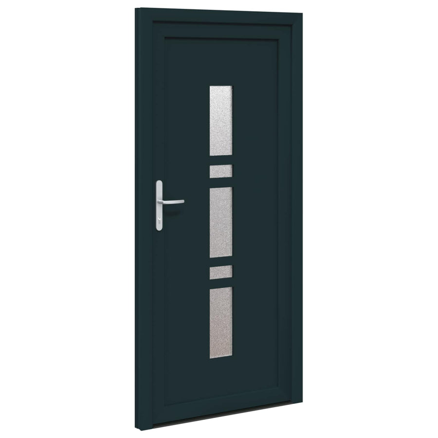Voordeur Antracietkleurig 98 x 208 cm PVC