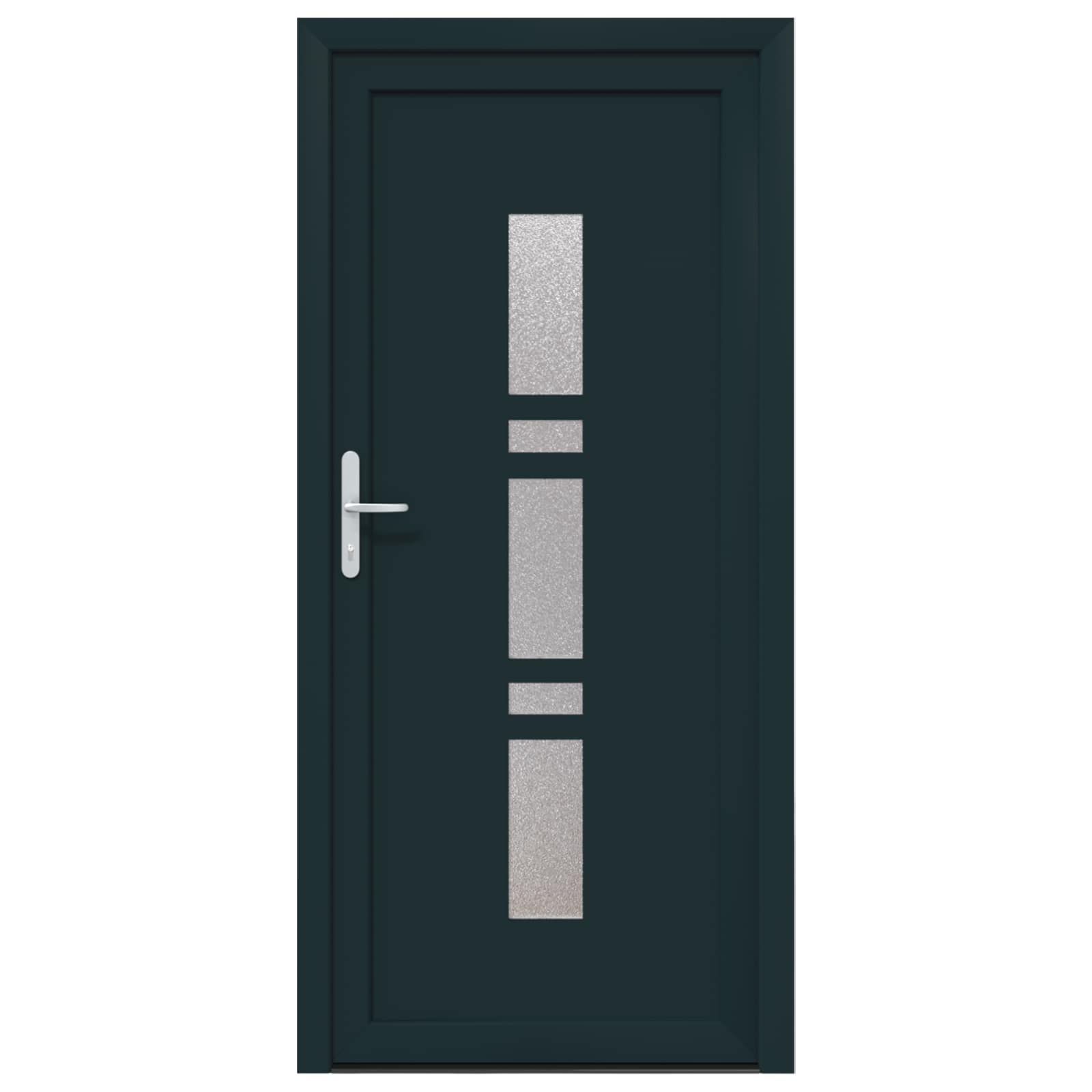 Voordeur Antracietkleurig 98 x 208 cm PVC
