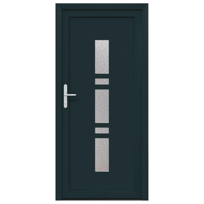 Voordeur Antracietkleurig 98 x 208 cm PVC
