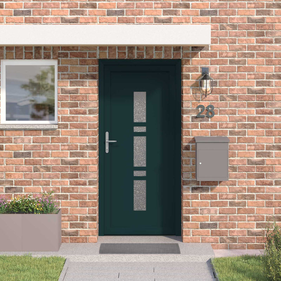 Voordeur Antracietkleurig 108 x 208 cm PVC