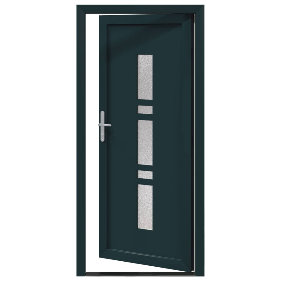Voordeur Antracietkleurig 108 x 208 cm PVC