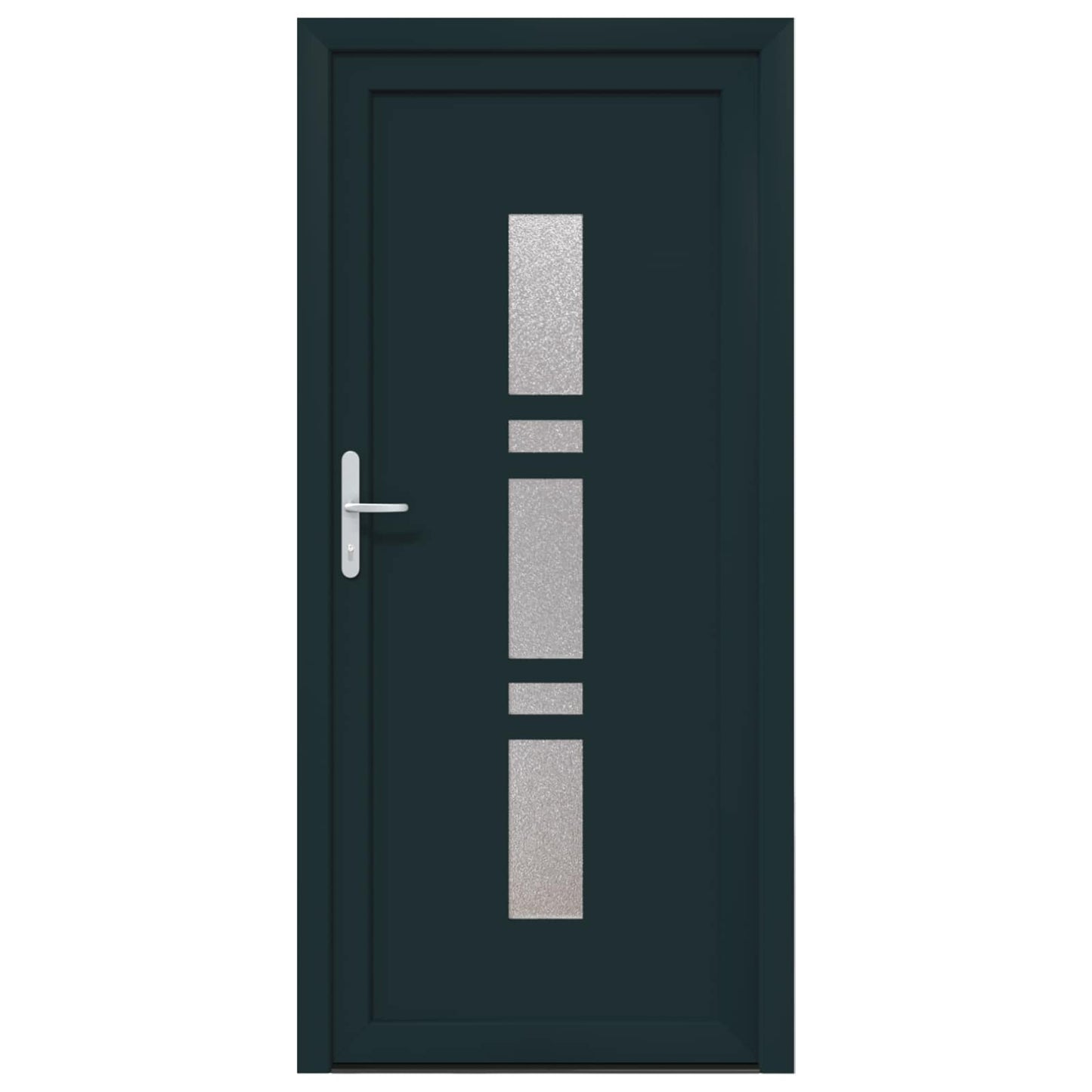 Voordeur Antracietkleurig 108 x 208 cm PVC