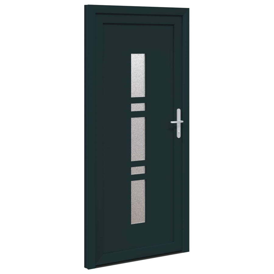Voordeur Antracietkleurig 88 x 200 cm PVC