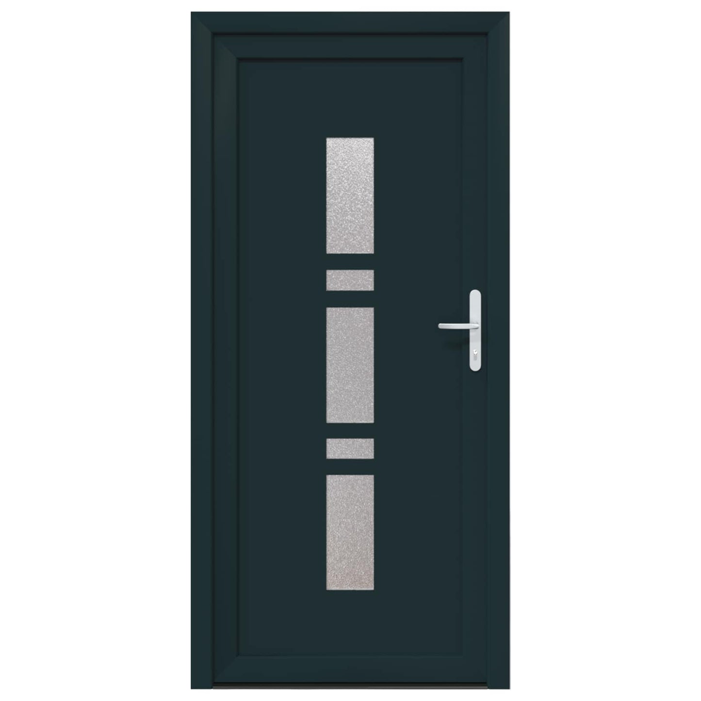 Voordeur Antracietkleurig 88 x 200 cm PVC