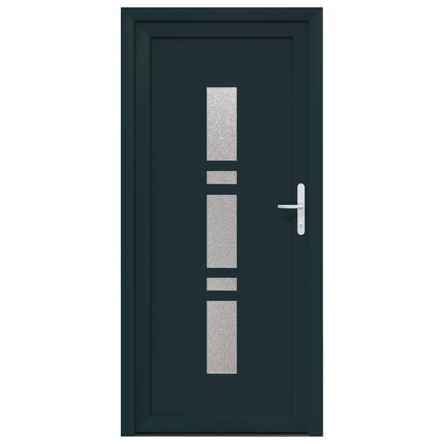 Voordeur Antracietkleurig 88 x 200 cm PVC