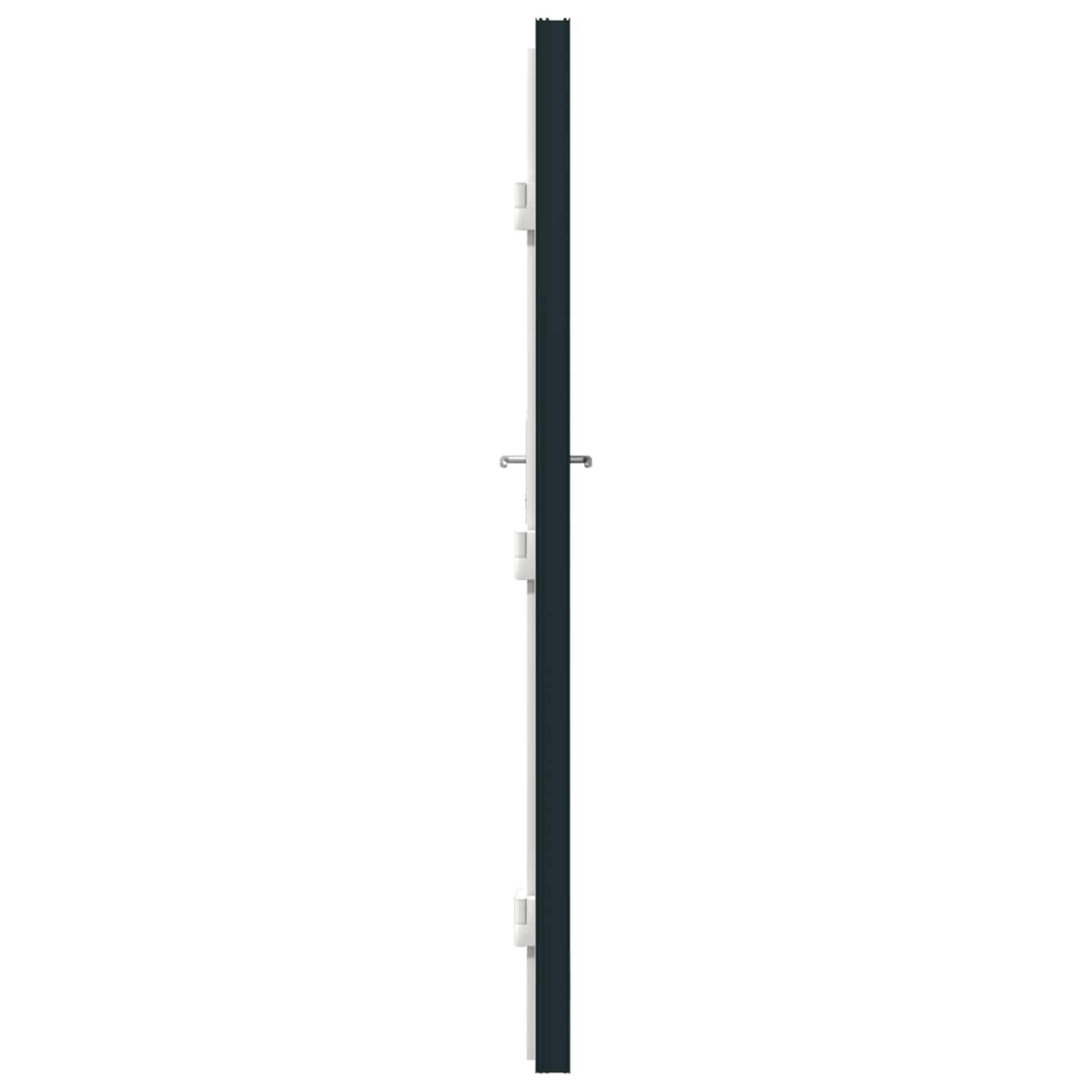 Voordeur Antracietkleurig 88 x 200 cm PVC