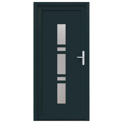 Voordeur Antracietkleurig 108 x 208 cm PVC