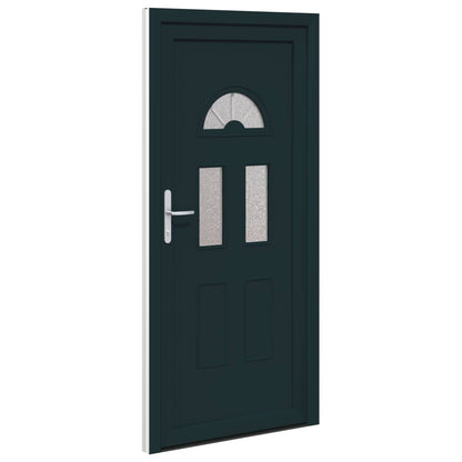 Voordeur Antracietkleurig 98 x 198 cm PVC