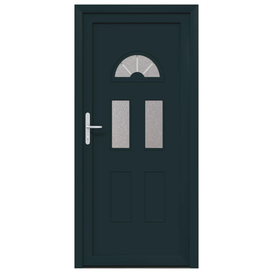 Voordeur Antracietkleurig 98 x 198 cm PVC